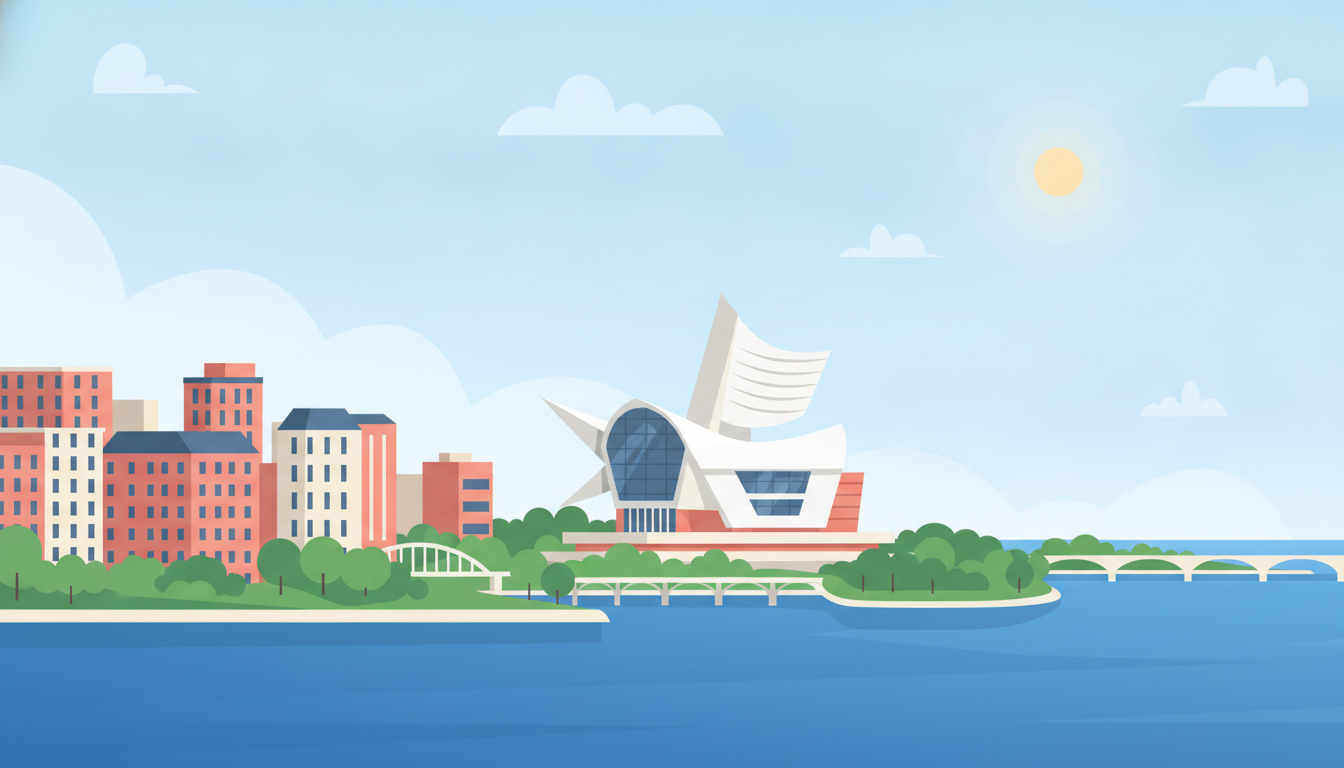 Illustration of Milwaukee Day Trip from Chicago