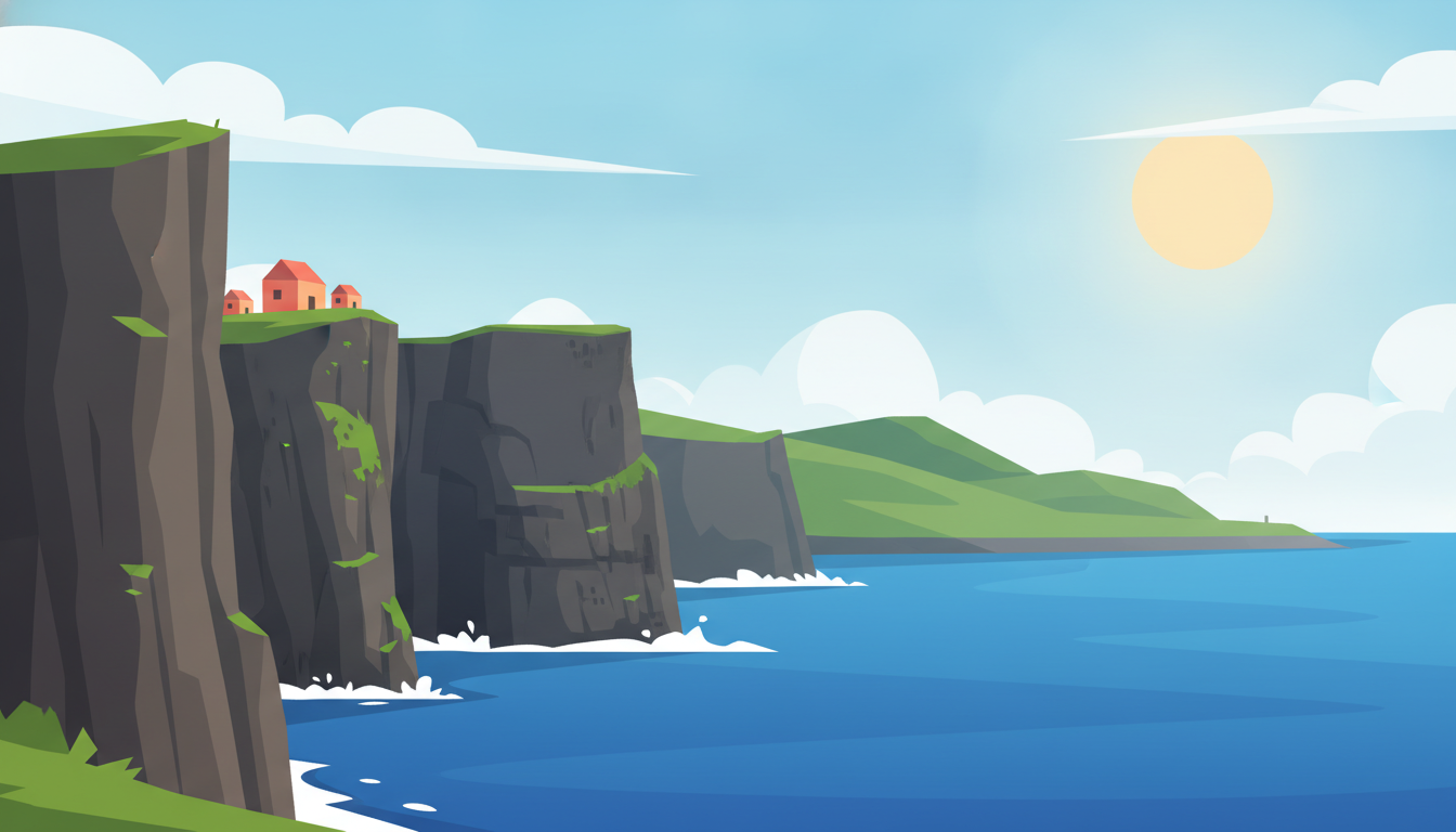 Illustration of Cliffs of Moher & the Burren Day Trip from Dublin