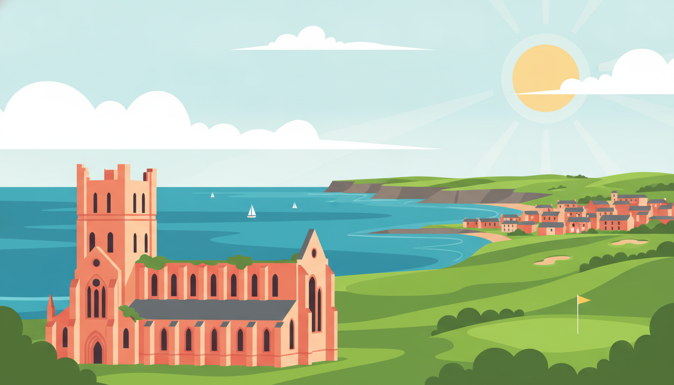 Illustration of St Andrews & the Fife coast Day Trip from Edinburgh