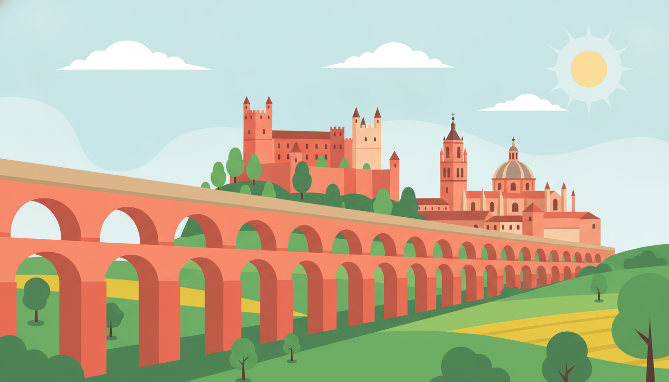Illustration of Segovia Day Trip from Madrid
