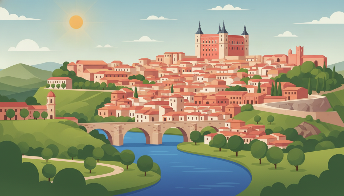 Illustration of Toledo Day Trip from Madrid