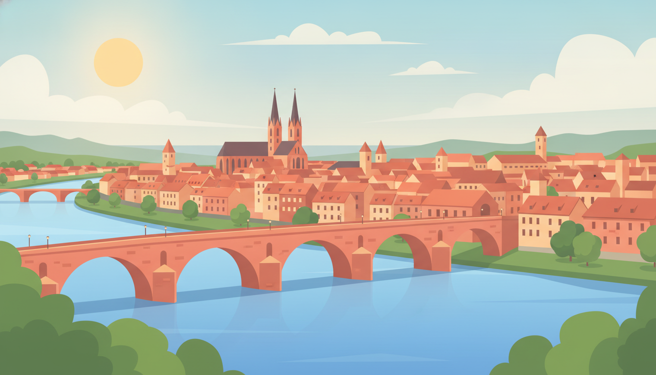 Illustration of Regensburg Day Trip from Munich