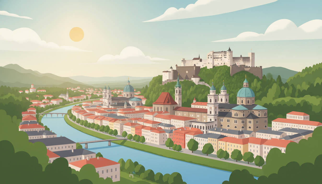 Illustration of Salzburg Day Trip from Munich