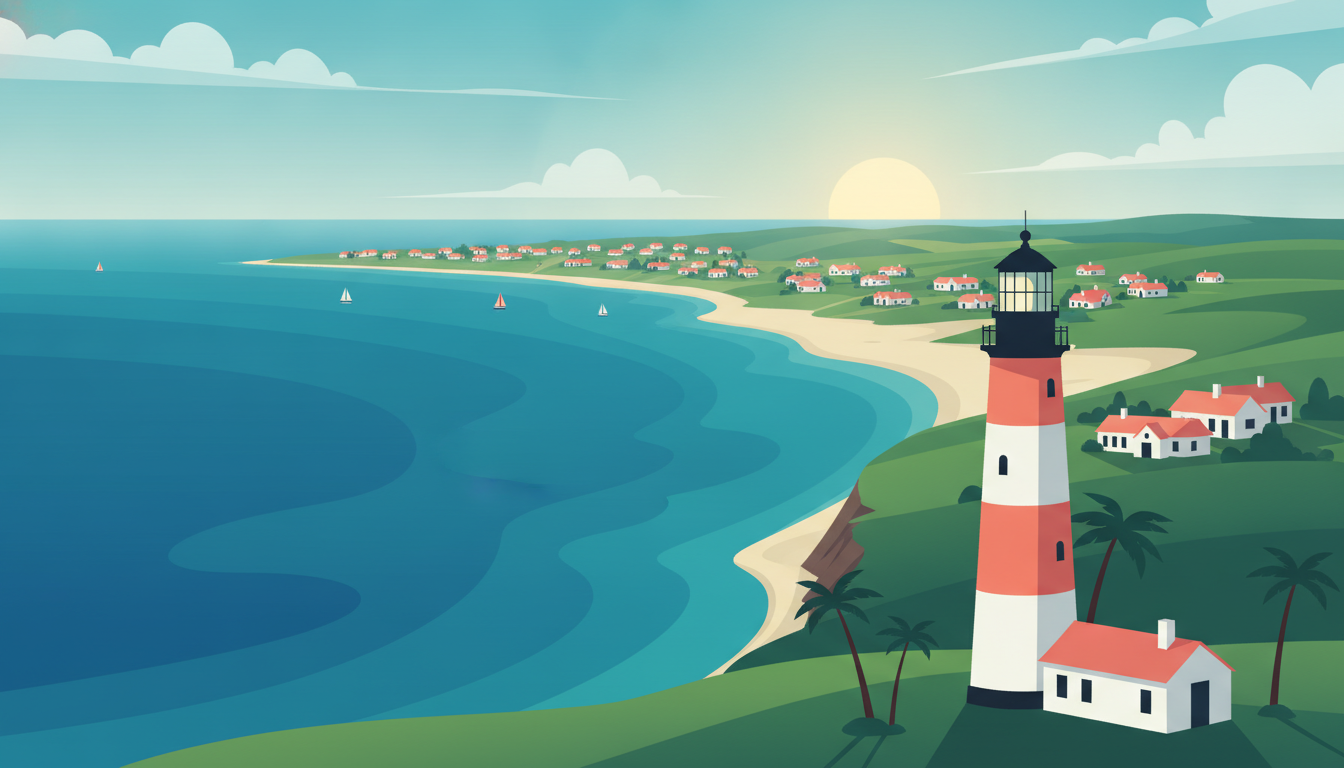 Illustration of Montauk & the Hamptons Day Trip from New York