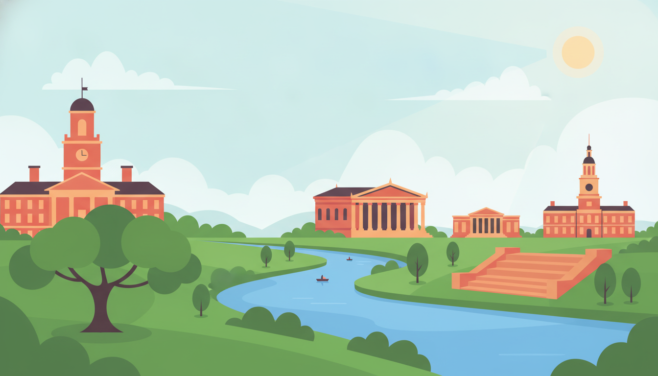 Illustration of Princeton & Philadelphia Day Trip from New York