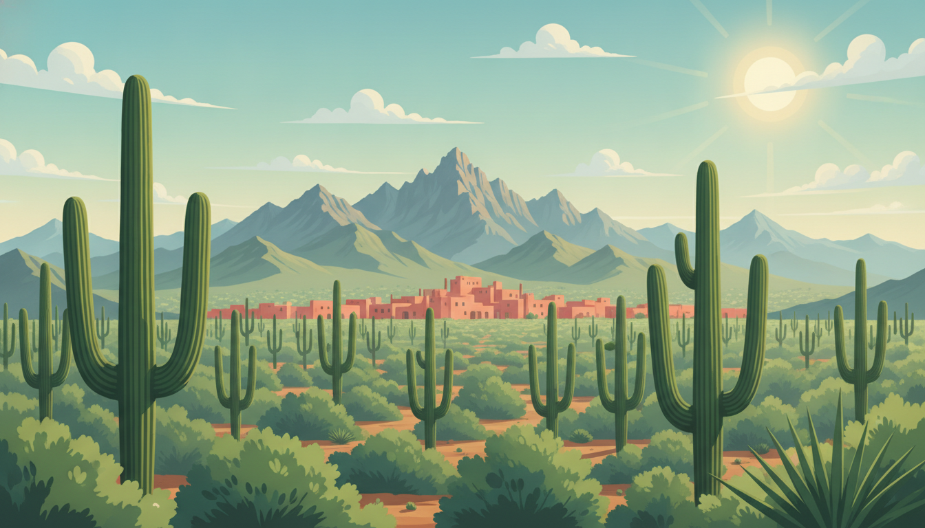 Illustration of Tucson & Saguaro National Park Day Trip from Phoenix