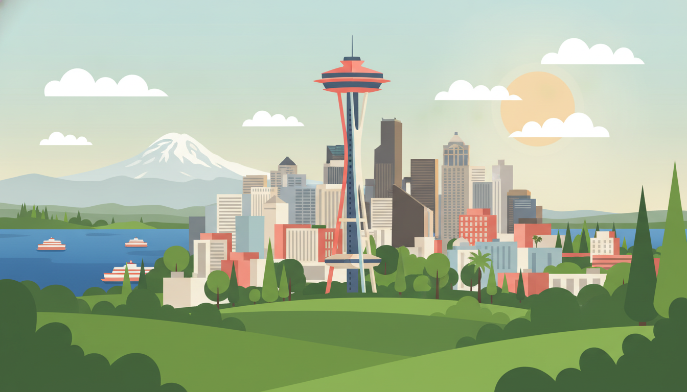 Illustration of Olympic Peninsula loop