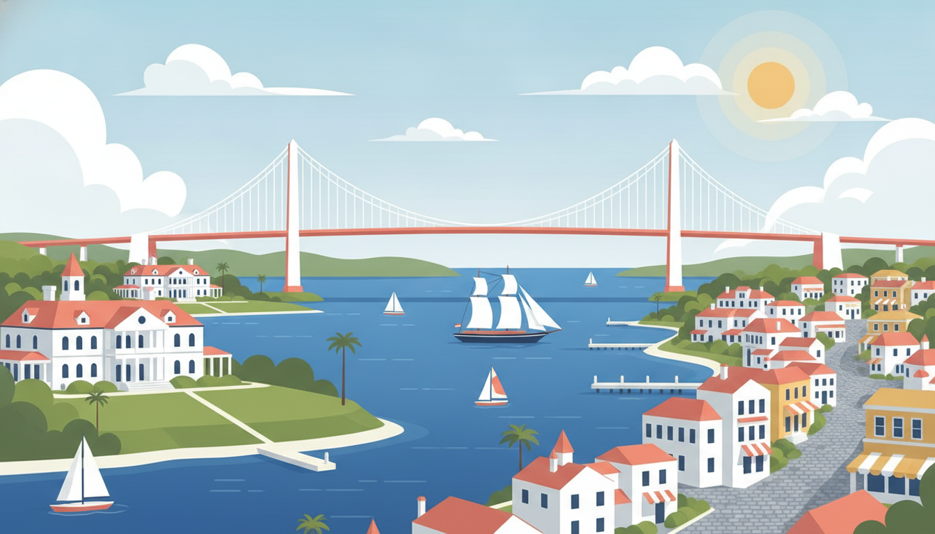 Illustration of Newport Weekend Trip from Boston