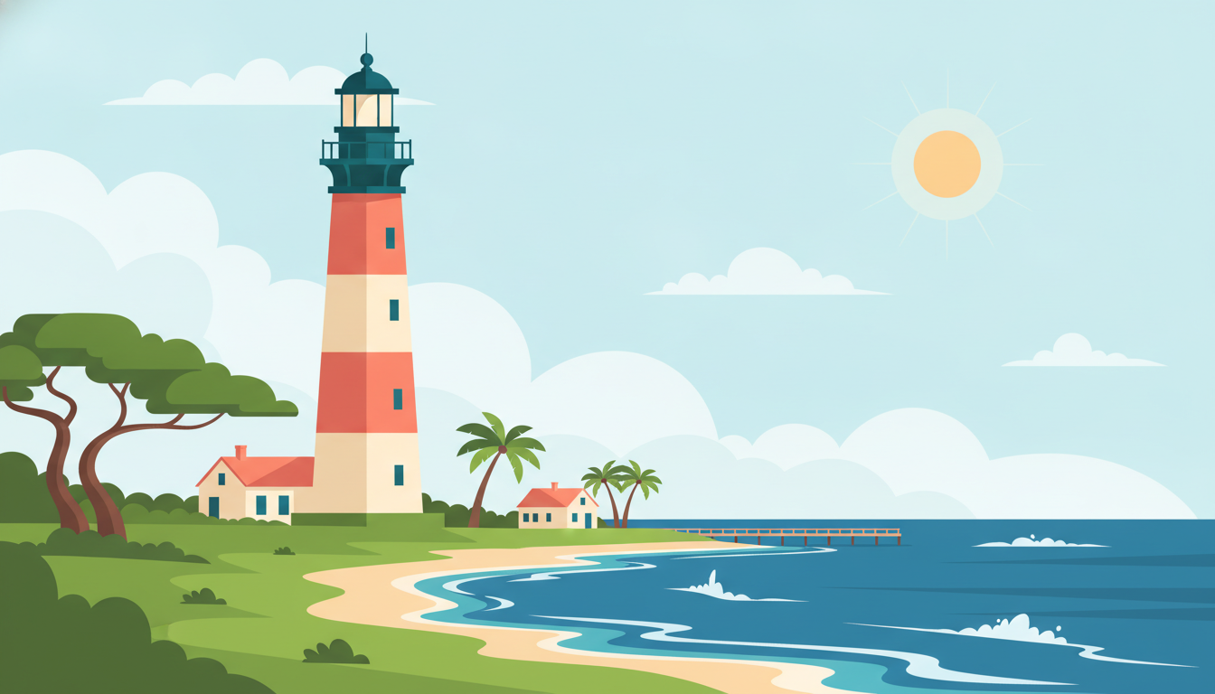 Illustration of Cape May Weekend Trip from New York
